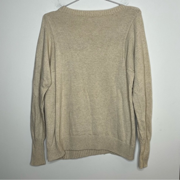 J. Crew Factory Merino Wool Blend Knit Sweater Crew Neck - Picture 2 of 8